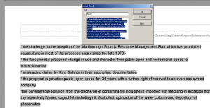 Edit Reasons for Objection